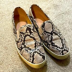 Old Navy Women's Snake Print Slip-On Loafers